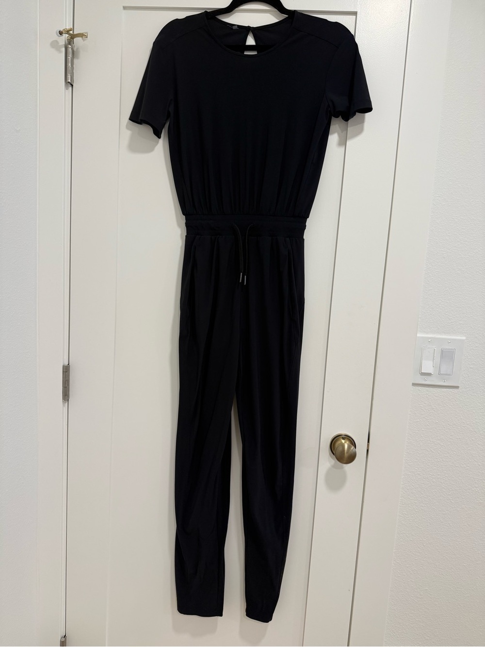 Sweaty Betty Black Track Jumpsuit